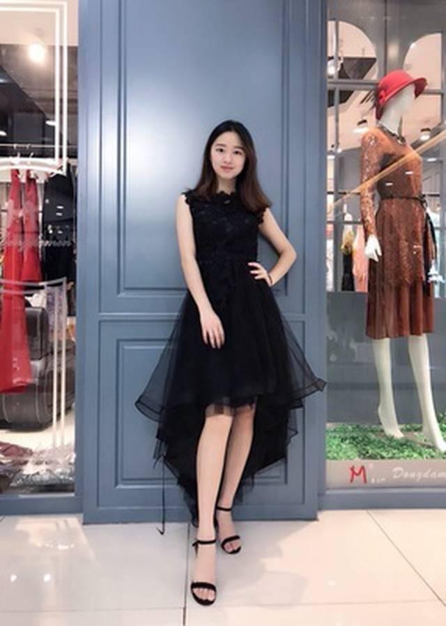 ノースリーブ フィッシュテールスカート 花柄刺繍 レース セクシー