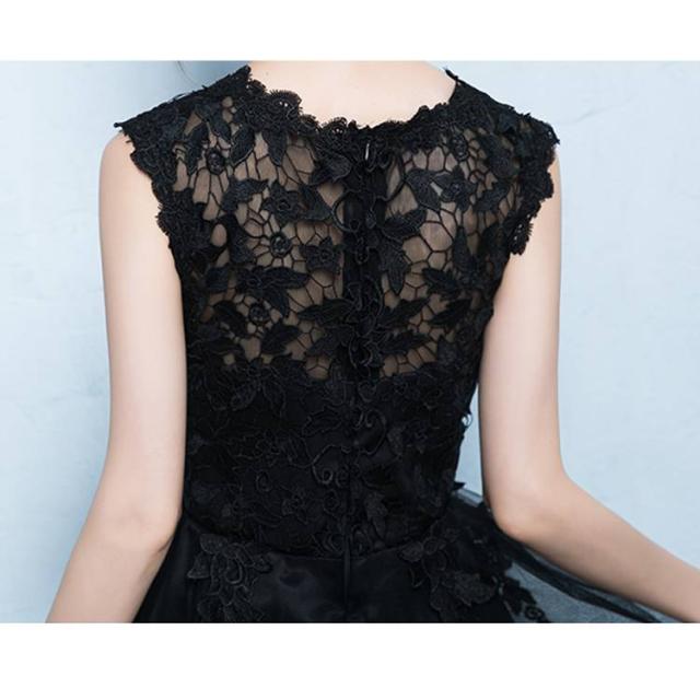 パーティードレス 花柄刺繍レース フィッシュテール ワンピース クルーネック 花柄 フレア 無地 ミディアム レース レディース パーティードレス 花柄刺繍レース フィッシュテール ワンピース クルー