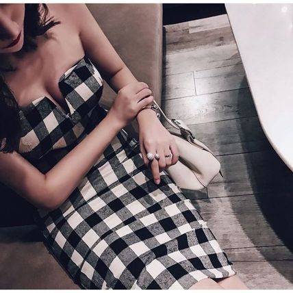 インポートドレス パーティー 結婚式 二次会 膝丈 大人 セクシー