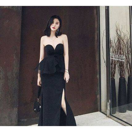 ロングドレス 結婚式 二次会 パーティー インポート 大人 上品 マキシ