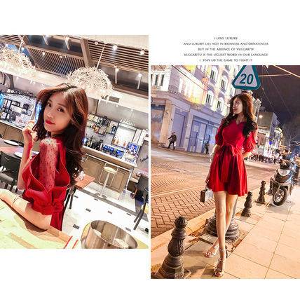 ワンピース パーティードレス インポート結婚式二次会 大人 秋冬