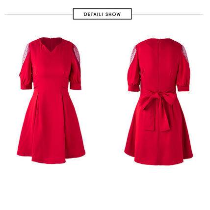 ワンピース パーティードレス インポート結婚式二次会 大人 秋冬