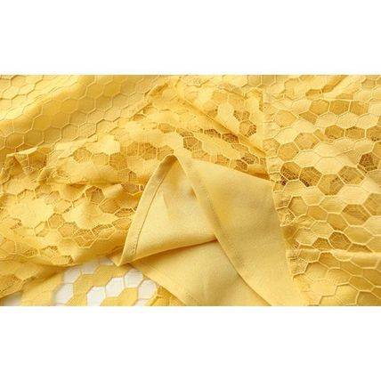 ワンピース インポート レース 膝丈 大人 上品 30代 40代 50代 Aライン