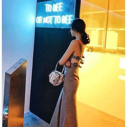 ロングドレス グレー パーティー 結婚式 二次会 演奏会 背中開き タイト ノースリーブ 無地 コットン ロング バックコンシャス ロングドレス グレー パーティー 結婚式 二次会 演奏会 背中開き