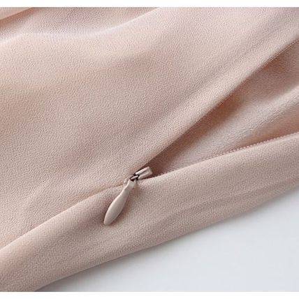 ワンピース インポート シフォン 膝丈 大人 上品 30代 40代 50代