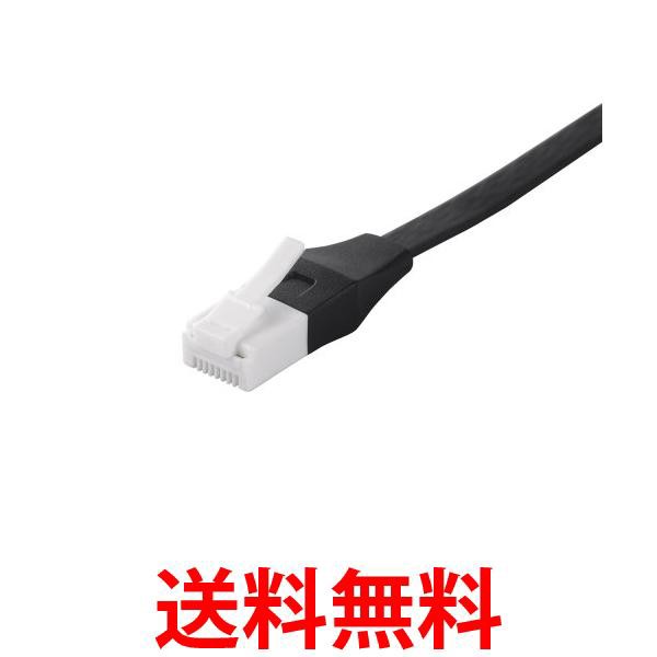 iBUFFALＯ BSLS6AFU50BK ツメの折れないLANケーブル UTP Cat6a