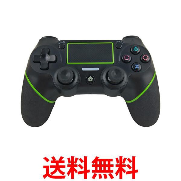 PS4 コントローラー グリーン 互換 ワイヤレス Bluetooth タッチパッド