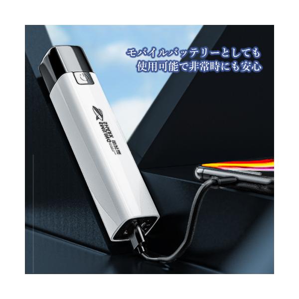 懐中電灯 LED USB充電式 軽量 明るい 防水 防災 小型 ライト