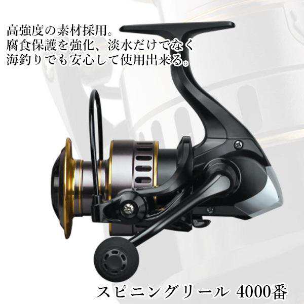 訳あり品 YU89 スピニングリール 4000番