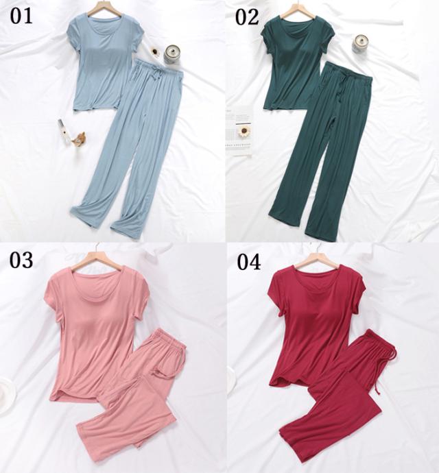 部屋着 レディース ルームウェア 女性 パジャマ レディース ルームウェア 婦人ナイトウェア 大きいサイズ 上下セット 寝間着 夏 半袖 2の通販はau Pay マーケット あたしのセンス