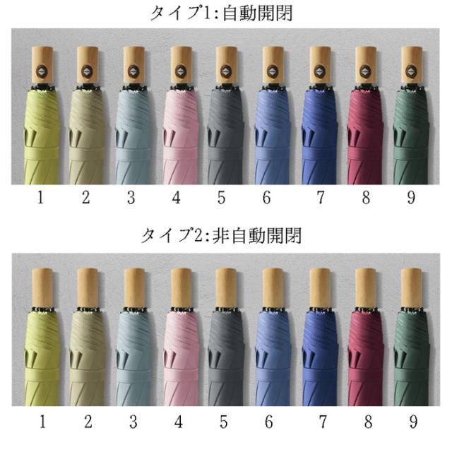 母の日 日傘 折りたたみ傘 自動開閉 大きめ 折り畳み傘 かわいい バンブーハンドル 日傘 おしゃれ ワンタッチ自動開閉 傘 頑丈な8本骨 の通販はau Pay マーケット 生活マート