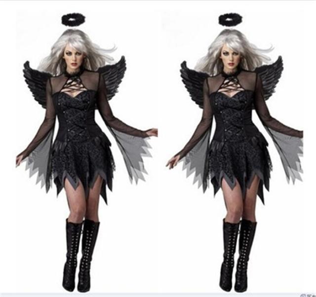 ハロウィン コスプレ デビル 天使 と 悪魔 小悪魔 魔女 ウィッチ