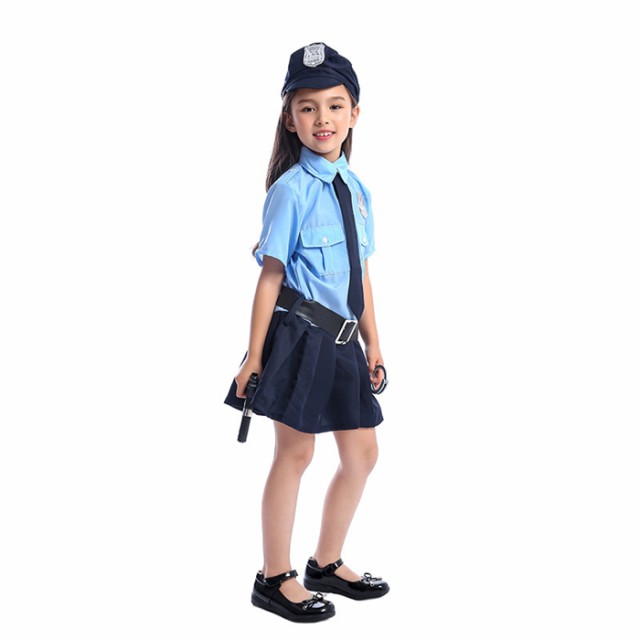 ハロウィン衣装 子供 コスプレ 警察 ハロウィン衣装 キッズ コスプレ 子供服 女の子警察官 警官 仮装 誕生日 プレゼント かわいい 学校 の通販はau Pay マーケット あたしのセンス