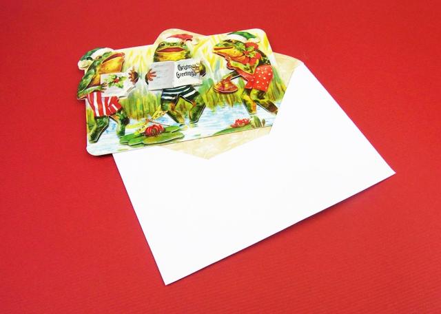 クリスマスカード カエルトリオ ソング スモールサイズの通販はau Pay マーケット Caeru