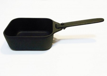 南部鉄器　ちょこっと鍋深型　着脱式ハンドル付き