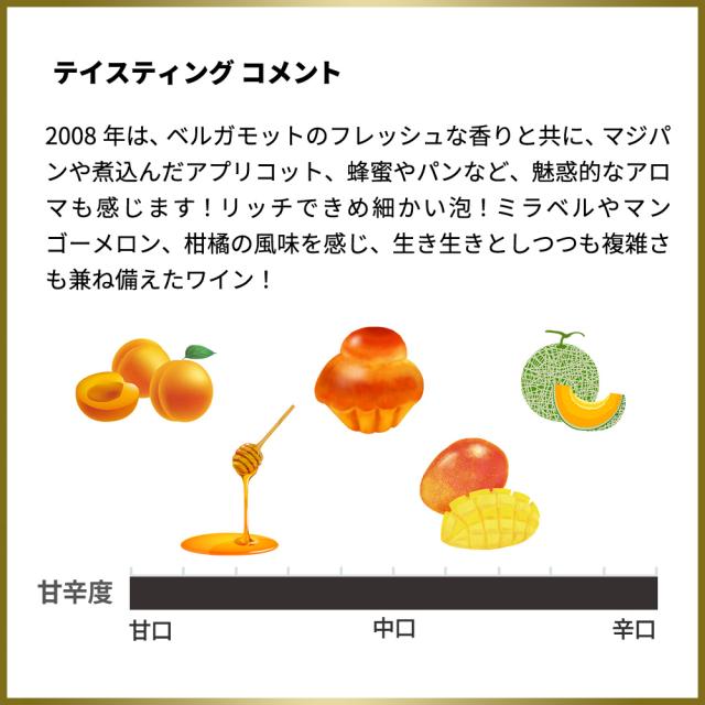 ボランジェ シャンパーニュ『R.D.』ミレジム 2008 エクストラ ブリュット AOCミレジム シャンパーニュ ワインアドヴォケイト誌98+点_4
