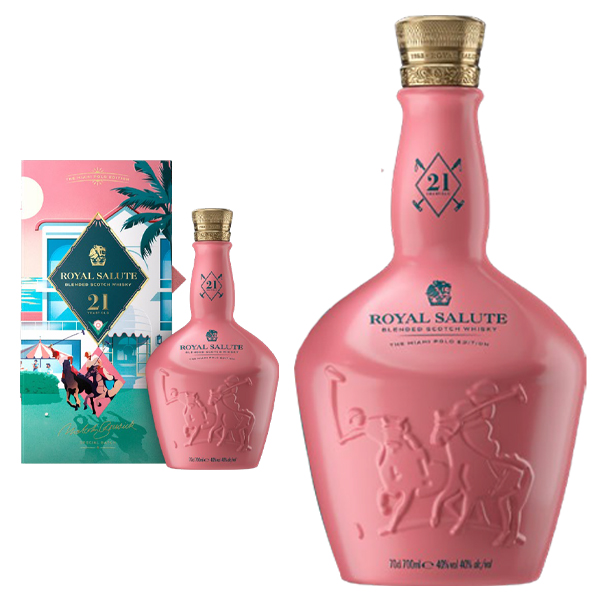 【正規品 箱入】ローヤルサルート 21年 マイアミ ポロ エディション ブレンデッド スコッチ ウイスキー 700ml 40％の通販は