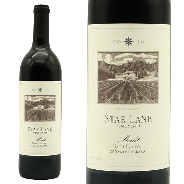スターレーン ヴィンヤード メルロー ハッピー キャニオン オブ サンタ バーバラ 2019 フレンチオーク樽100％＆驚異の22ヶ月熟成 AVAの通販は 5,800円