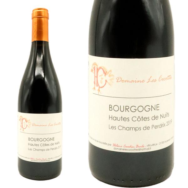 ブルゴーニュ オート コート ド ニュイ レ シャン ド ペルドリ ルージュ 2019 ドメーヌ レ ココット元詰(エレーヌ クダン家) 自然派 辛口の通販は 5,238円