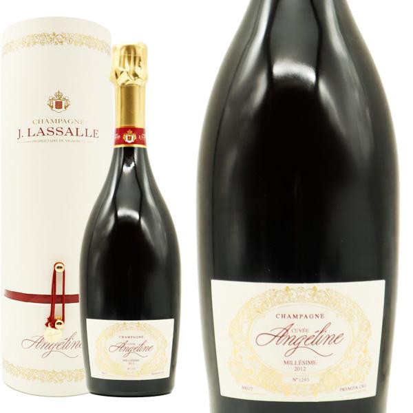 J(ジェイ) ラサール シャンパーニュ キュヴェ アンジェリーヌ ミレジム 2012 1er Cru 一級 ブリュット 正規品【可愛い筒型BOX入り】の通販は