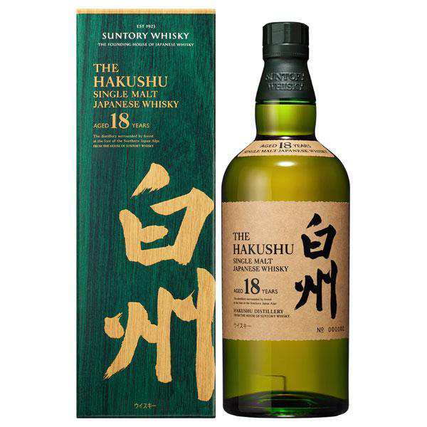 サントリー 白州 18年 43％ 700ml 箱入り 正規 新ラベル （シングルモルトウイスキー）