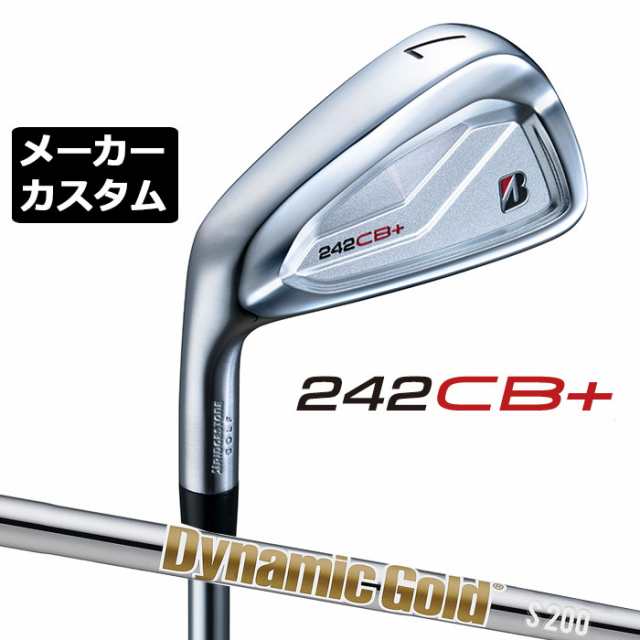 【メーカーカスタム】11月発売 ブリヂストン 242CB+ アイアン 6本セット (#5-PW) 左用 Dynamic Gold HT スチールシャフト BRIDGESTONE GO