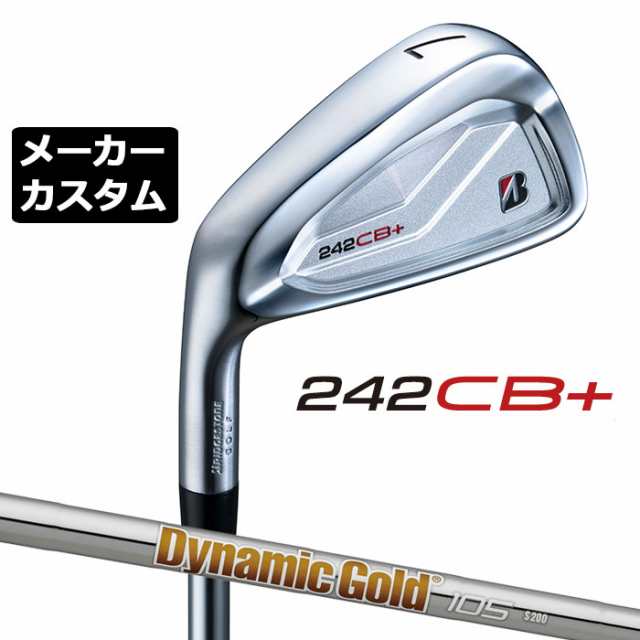 【メーカーカスタム】11月発売 ブリヂストン 242CB+ アイアン 6本セット (#5-PW) 左用 Dynamic Gold 105 スチールシャフト BRIDGESTONE G