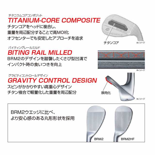 メーカーカスタム】ブリヂストン BRM2 HF ウェッジ 右用 N.S.PRO