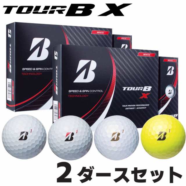 [2ダースセット]BRIDGESTONE GOLF(ブリヂストン ゴルフ) TOUR B X ゴルフ ボール 2ダース(24球)  [2022モデル][ツアービーエックス]｜au PAY マーケット