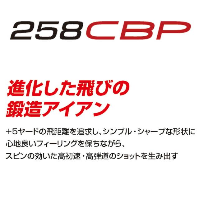 【即納可能】ブリヂストン ゴルフ 258CBPアイアン 6本セット(#5〜9、PW) メンズ 右用 N.S.PRO MODUS3 TOUR105 DUAL FLOW スチールシャフト 2025年モデル BRIDGESTONE GOLF