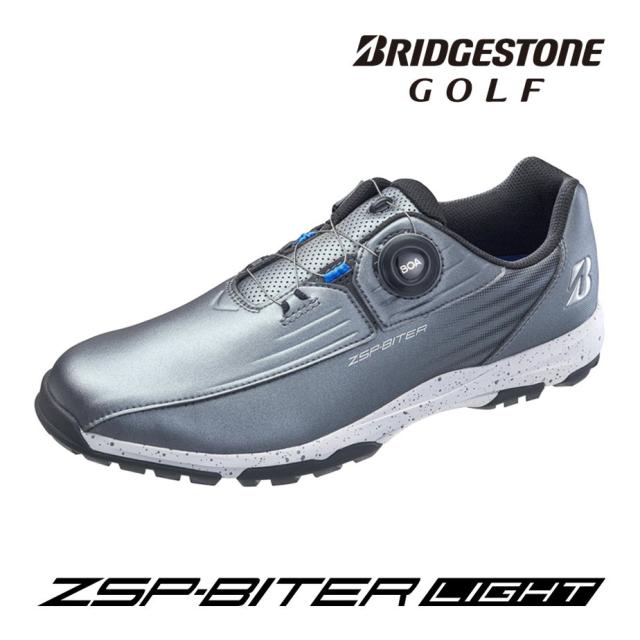 ブリヂストン ゴルフ ゼロ・スパイク バイター ライト3 メンズ シューズ SHG350 GM ガンメタリック 3E スパイクレス 2024年追加カラー BRIDGESTONE GOLFの通販は 11,583円