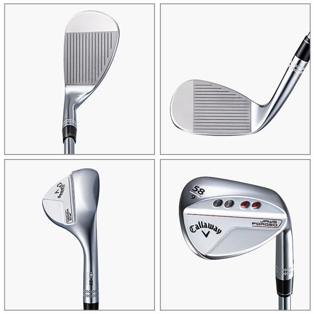 【メーカーカスタム】Callaway(キャロウェイ) JAWS FORGED 2023 ウェッジ  右用 クロム レディース スペック N.S.PRO Zelos 8 スチールシャフト [日本正規品]