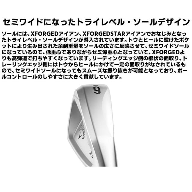 メーカーカスタムクラブ キャロウェイ X FORGED MAX 単品アイアン (#4、#5) 右用 2025 N.S.PRO MODUS3 TOUR 105 スチールシャフト 日本正規品 Callaway