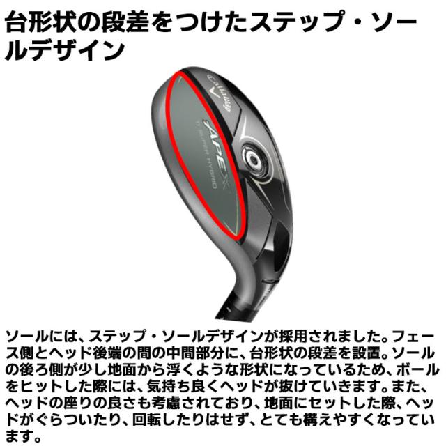 メーカーカスタムクラブ キャロウェイ APEX Ti SUPER HYBRID