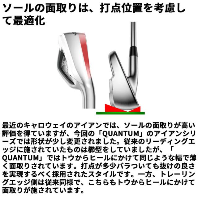 メーカーカスタムクラブ キャロウェイ クアンタム マックス アイアン 5本セット(#6-PW) 右用 Dynamic Gold 105 スチールシャフト 日本正規品 QUANTUM MAX 2026