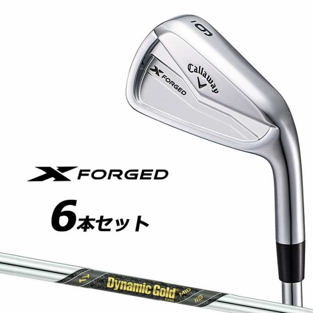 キャロウェイ X FORGED 2024 右用 アイアン 6本セット (＃5-PW) Dynamic Gold MID 115 スチールシャフト 日本正規品 Callaway