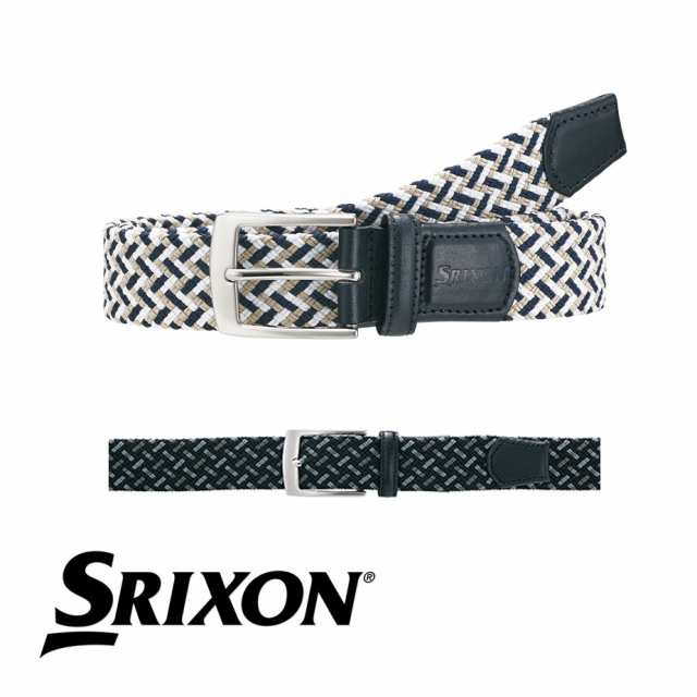 DUNLOP(ダンロップ) SRIXON スリクソン ベルト ホワイト GGL-ファッション小物