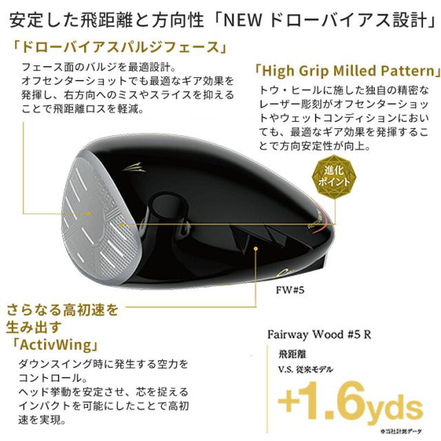 ダンロップ ゼクシオ プライム フェアウェイウッド メンズ 右用 ゼクシオ プライム SP-1300 カーボンシャフト ゴルフ 2025年モデル DUNLOP XXIO PRIME 日本正規品_3