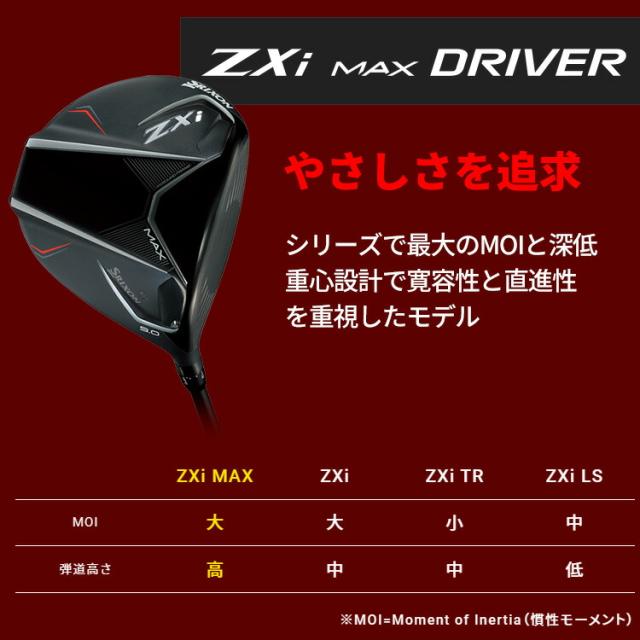 ダンロップ スリクソン ZXi MAX ドライバー メンズ 右用 Diamana ZXi50