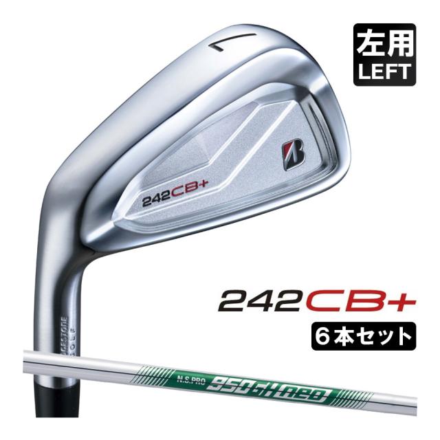 ブリヂストン ゴルフ 242CB+ アイアン 6本セット(#5〜9、PW) メンズ 左用 N.S.PRO 950GH neo スチールシャフト 2024 ゴルフ BRIDGESTONE GOLF
