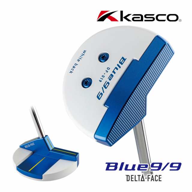 キャスコ Blue9/9 DELTA-FACE DF-019 丸マレット パター メンズ レディース 右用 デルタフェース ゴルフ 2024年モデル Kasco