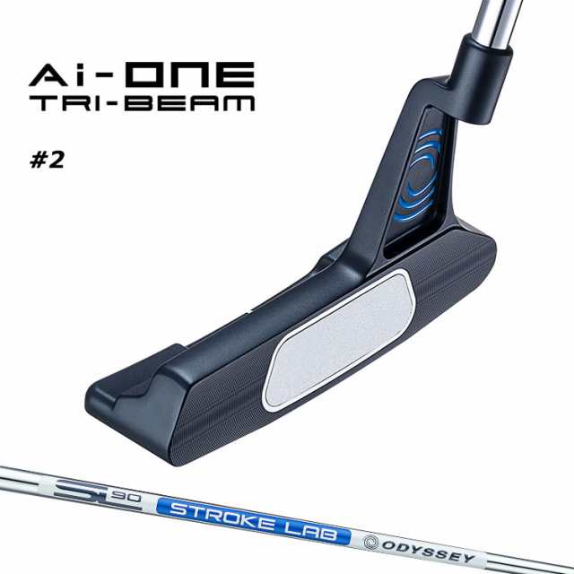 オデッセイ Ai-ONE TRI-BEAM パター 右用 STROKE LAB 90 スチールシャフト ＃2 日本正規品 Odessey エーアイワン トライビーム