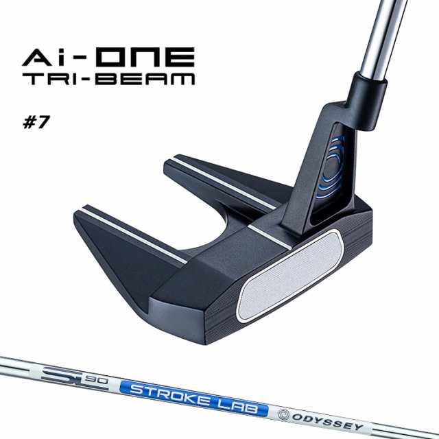 オデッセイ Ai-ONE TRI-BEAM パター 右用 STROKE LAB 90 スチールシャフト ＃7 日本正規品 Odessey エーアイワン トライビーム