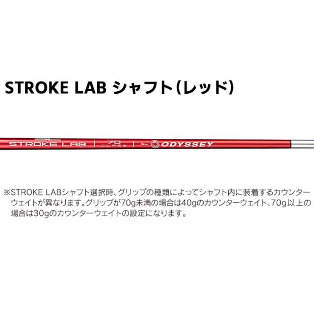 メーカーカスタムクラブ オデッセイ マイクロヒンジ パター 右用