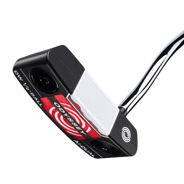 メーカーカスタムクラブ オデッセイ Ai-DUAL 1/2 BALL エーアイ デュアル ハーフボール パター DW ダブルワイド 右用 STROKE LAB 70 シャフト (レッド) 日本正規品 2026 [Odyssey MID][タイプB]_2