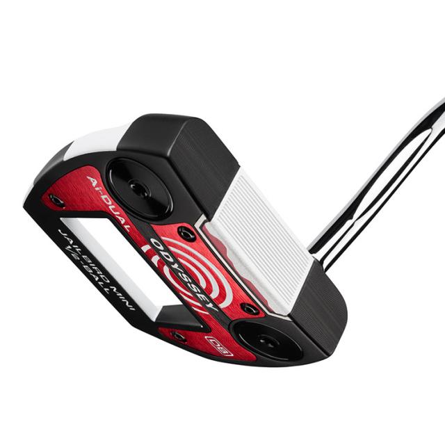 メーカーカスタムクラブ オデッセイ Ai-DUAL 1/2 BALL エーアイ デュアル ハーフボール パター JAILBIRD MINI DB 右用 STROKE LAB 70 シャフト (レッド) 日本正規品 2026 ジェイルバード ミニ [31.5インチ以下対応]_2