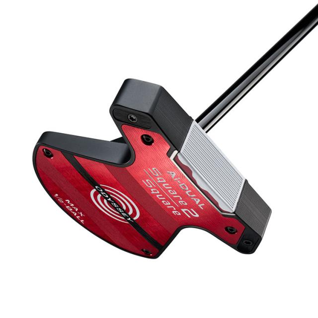 メーカーカスタムクラブ オデッセイ Ai-DUAL Square 2 Square スクエア 2 スクエア パター ハーフボールマックス 右用 STROKE LAB 70 シャフト (レッド) 日本正規品 2026 1/2-BALL MAX [SUPER STROKE][タイプE]_2