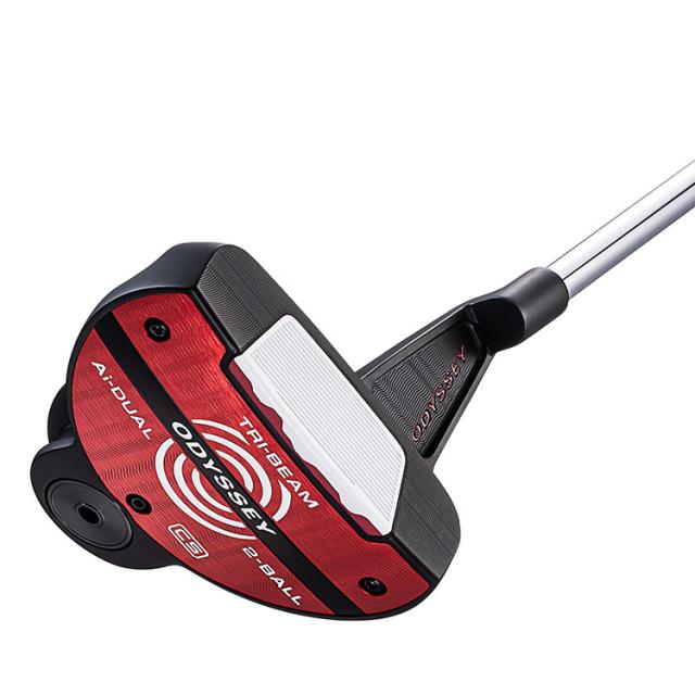 メーカーカスタムクラブ オデッセイ Ai-DUAL TRI-BEAM エーアイ デュアル トライビーム パター 2-BALL CS ツーボール 右用 STROKE LAB 90 スチールシャフト 日本正規品 2026 [SUPER STROKE][タイプE]_3