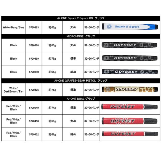 メーカーカスタムクラブ オデッセイ Ai-DUAL エーアイ デュアル パター #1 左用 STROKE LAB 70 シャフト (レッド) 日本正規品 2026 [グリップタイプA]_13