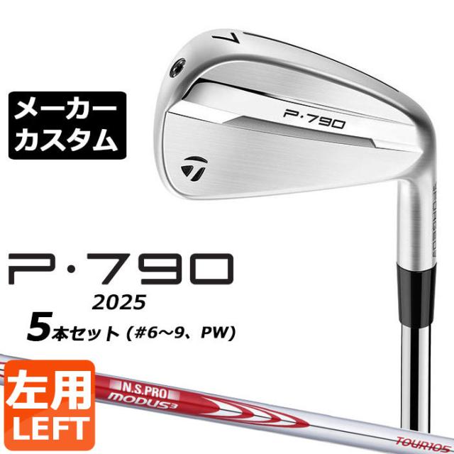 メーカーカスタムクラブ テーラーメイド P790 2025 アイアン 5本セット